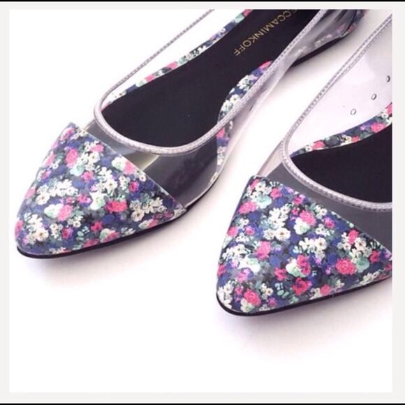 NWT Rebecca Minkoff Leather Floral Flat - Picture 5 of 5